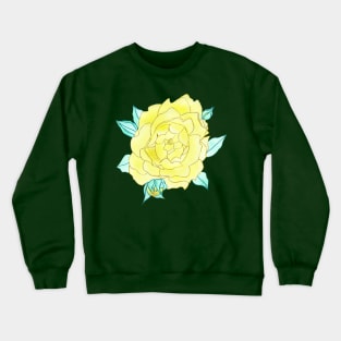 Neutral Rose Watercolor Crewneck Sweatshirt